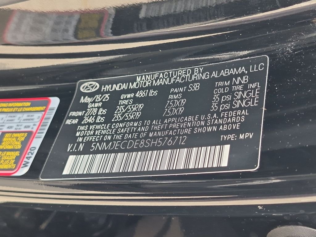 Certified Used 2025 Black Hyundai Limited image 34