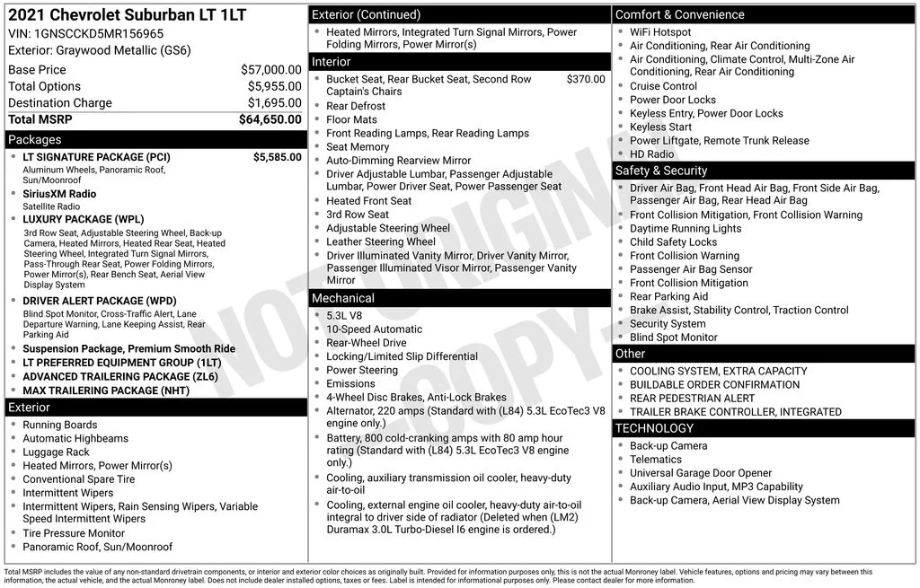 Used 2021 Gray Chevrolet LT image 9