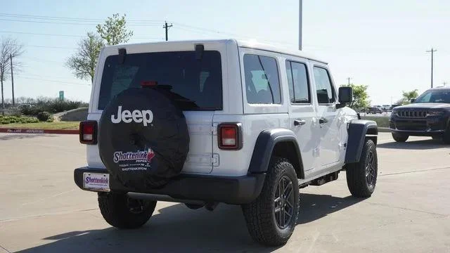 New 2026 Bright White Clear-Coat Exterior Paint Jeep Sport S image 9