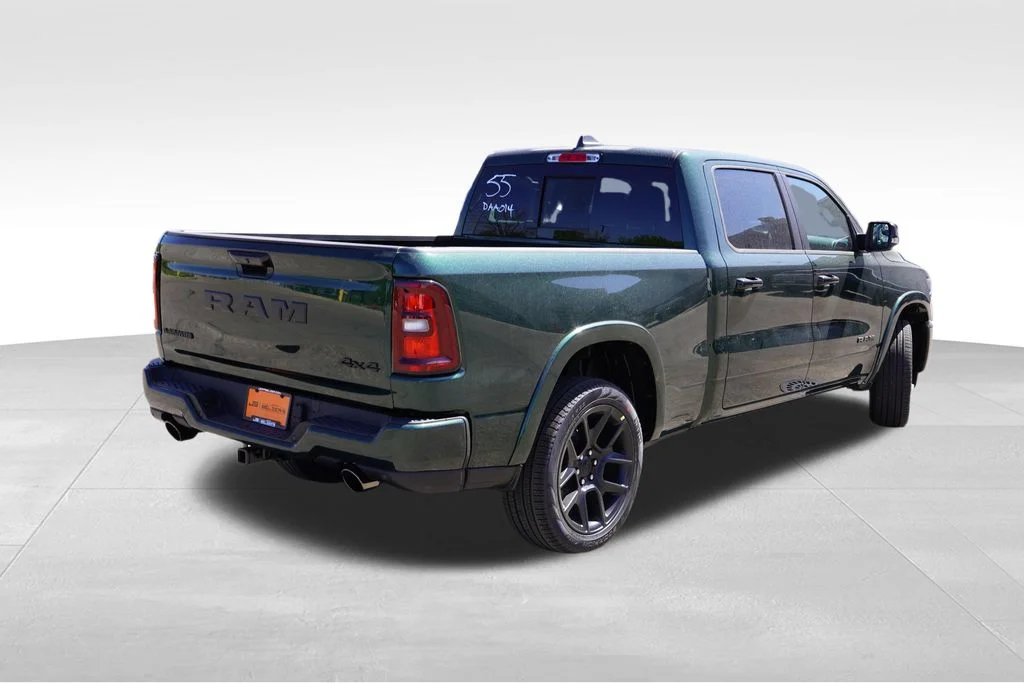 New 2026 Serrano-Green Metallic Exterior Paint RAM Laramie image 3
