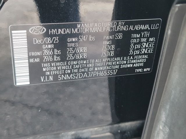 Certified Used 2023 Black Hyundai SEL image 5