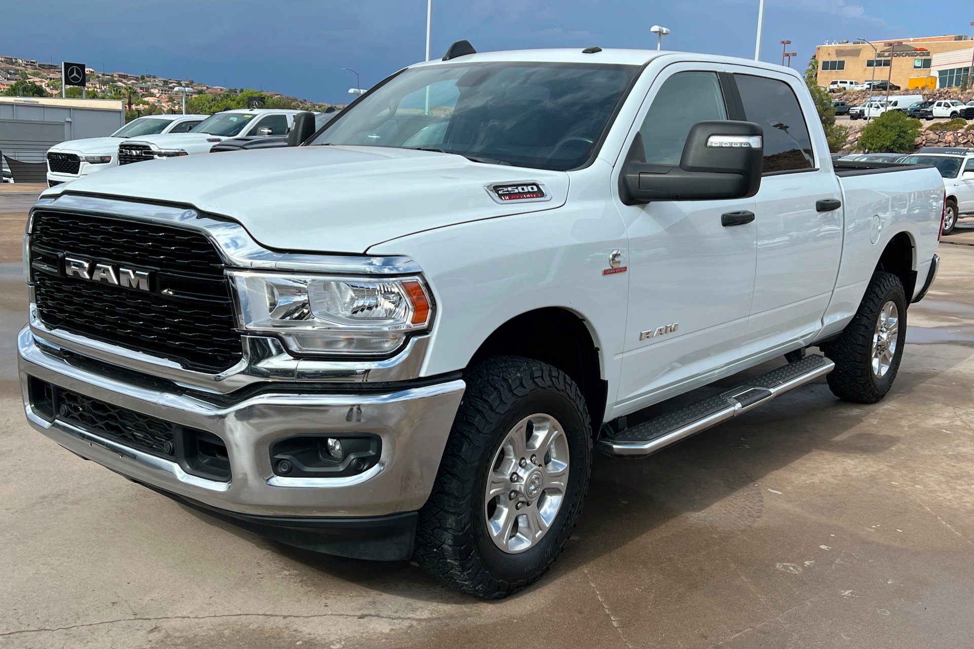 Used 2024 Bright White Clearcoat Ram Big Horn image 1