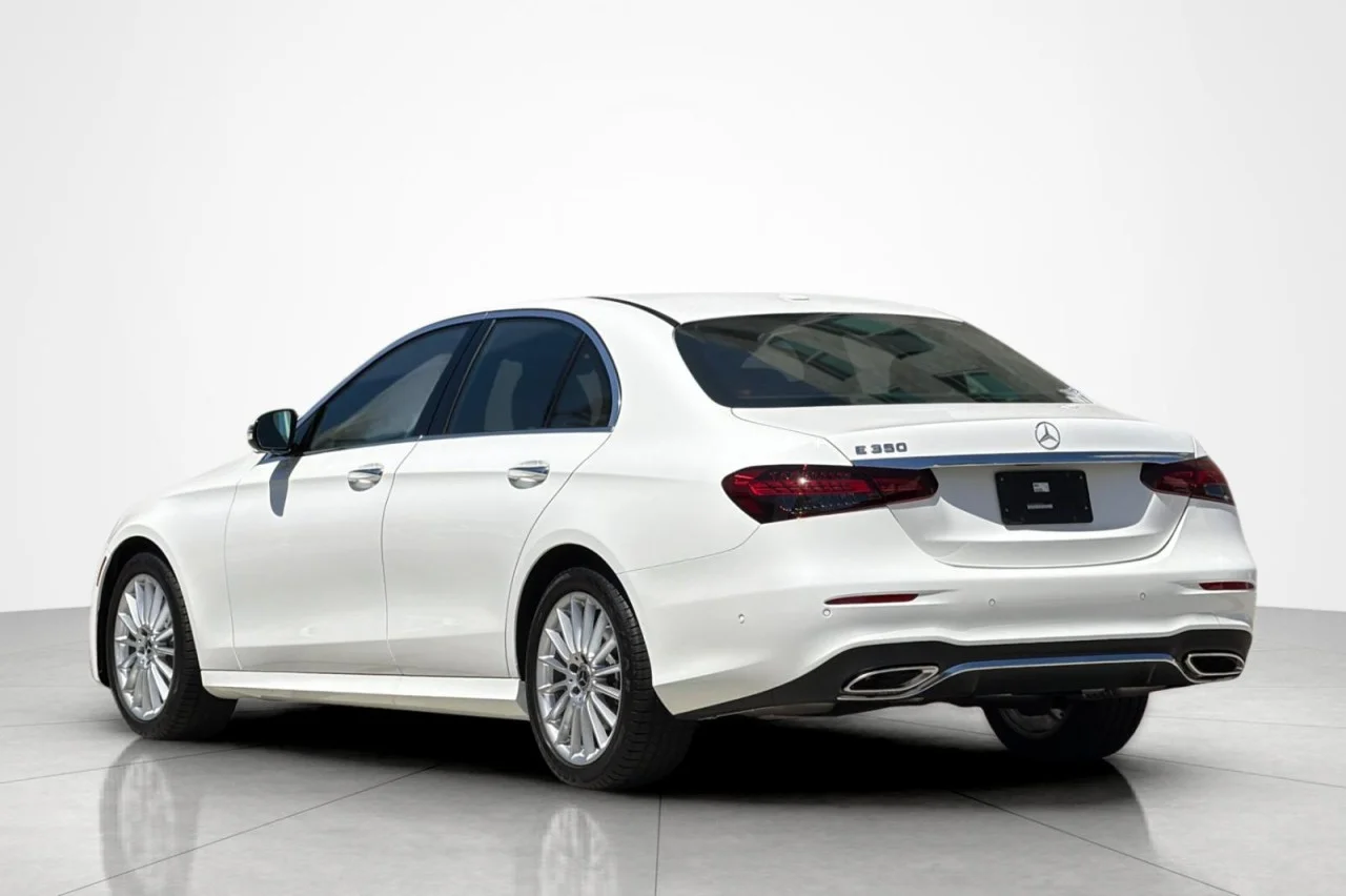 Certified Used 2022 Polar White Mercedes-Benz E 350 image 3