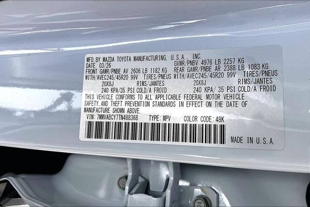 New 2026 Wind Chill Pearl Mazda 2.5 Turbo AWD image 11