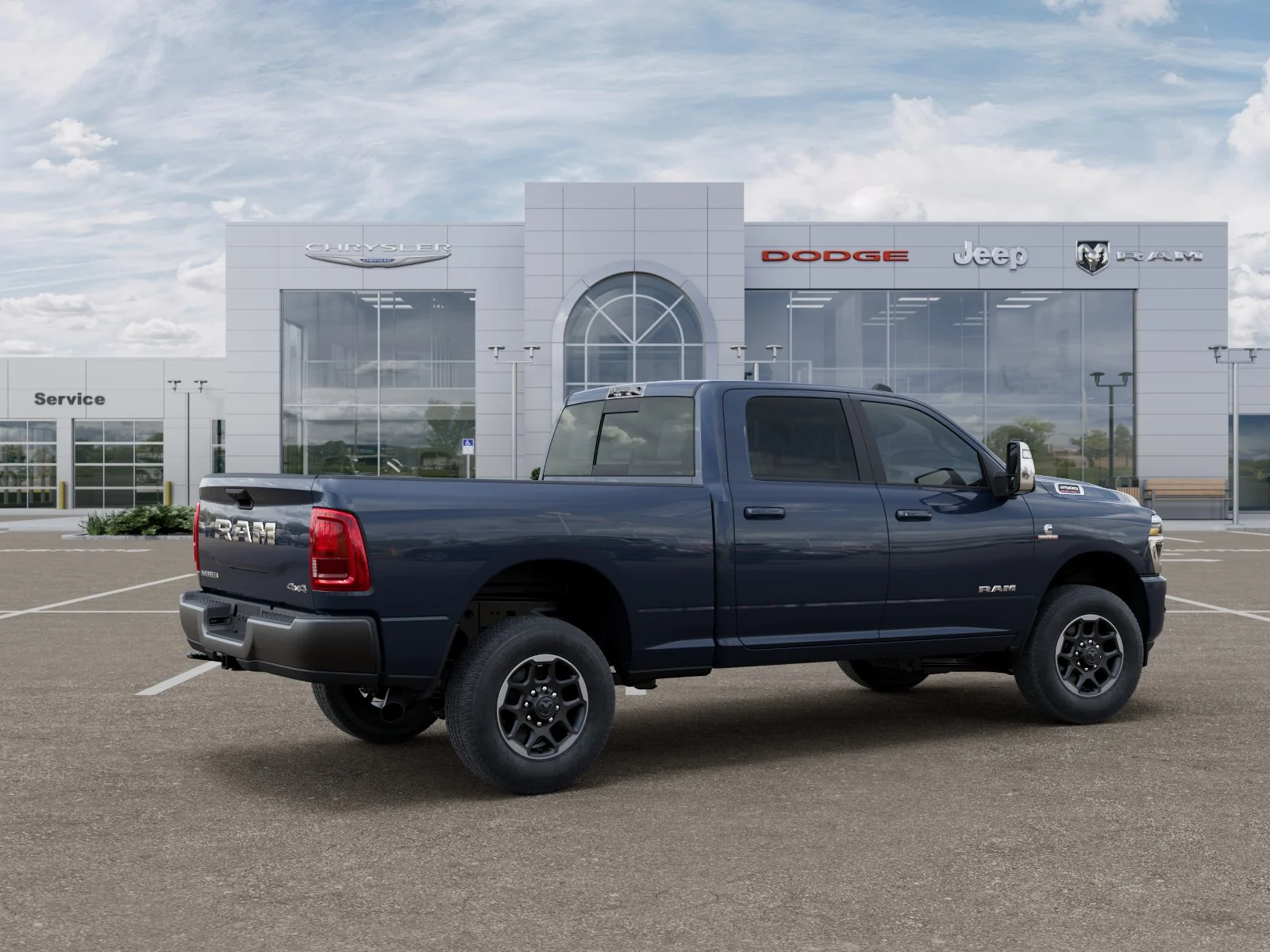 New 2026 Forged Blue Metallic Exterior Paint RAM Laramie image 26