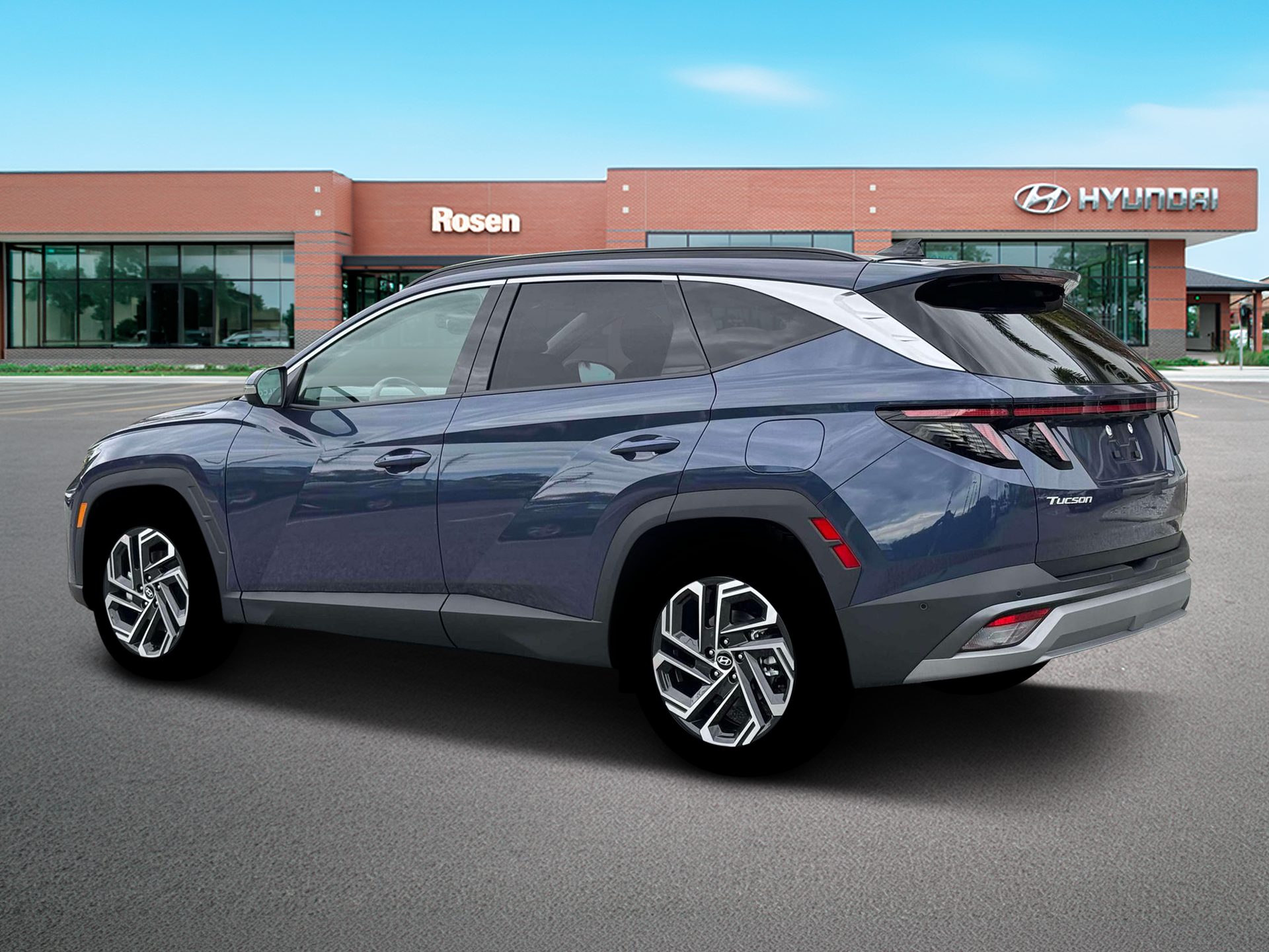 New 2026 Blue Hyundai Limited AWD image 4