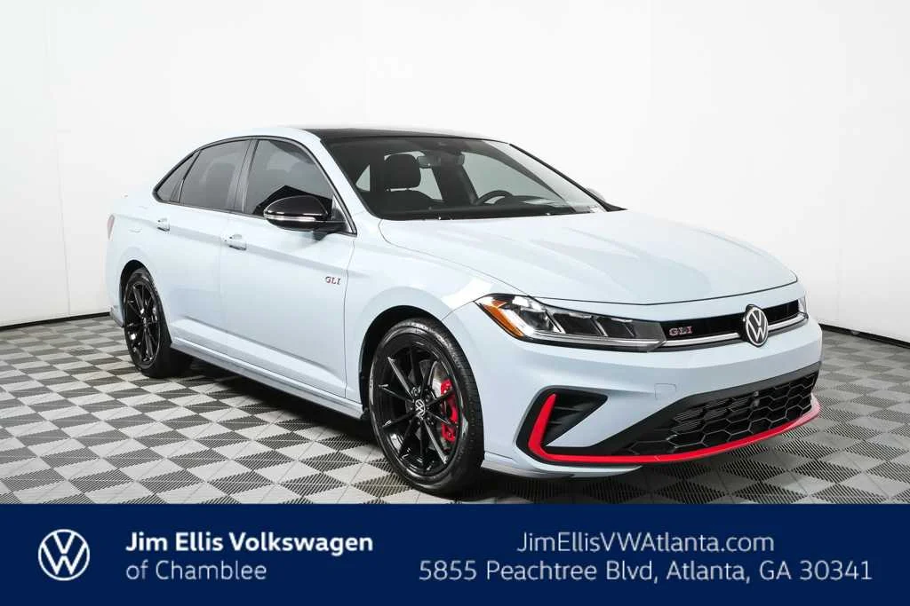 New 2026 Monument Gray w/Deep Black Roof Volkswagen Autobahn image 1