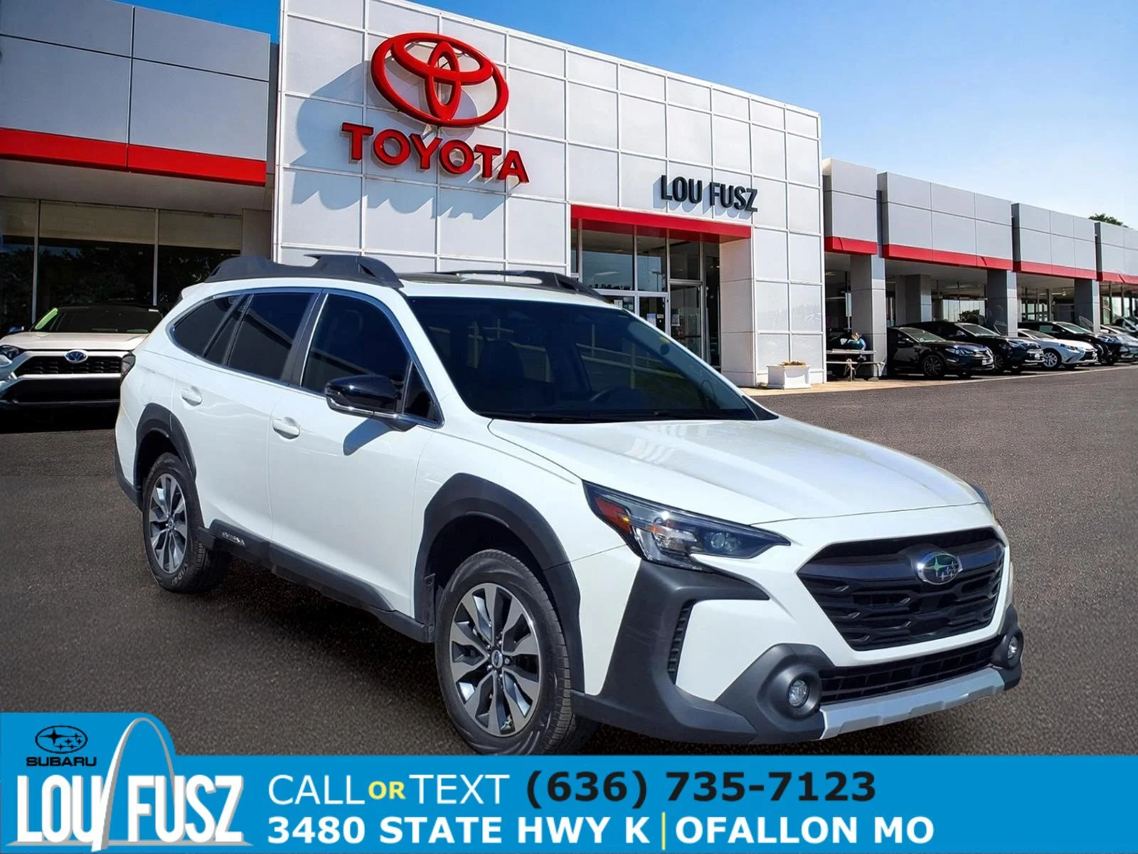Used 2024 Crystal White Pearl Subaru Limited image 1
