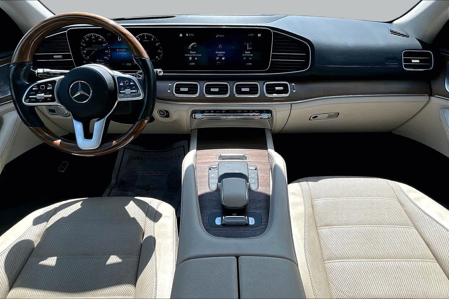 Used 2021 designo Diamond White Bright Mercedes-Benz GLS 450 image 16