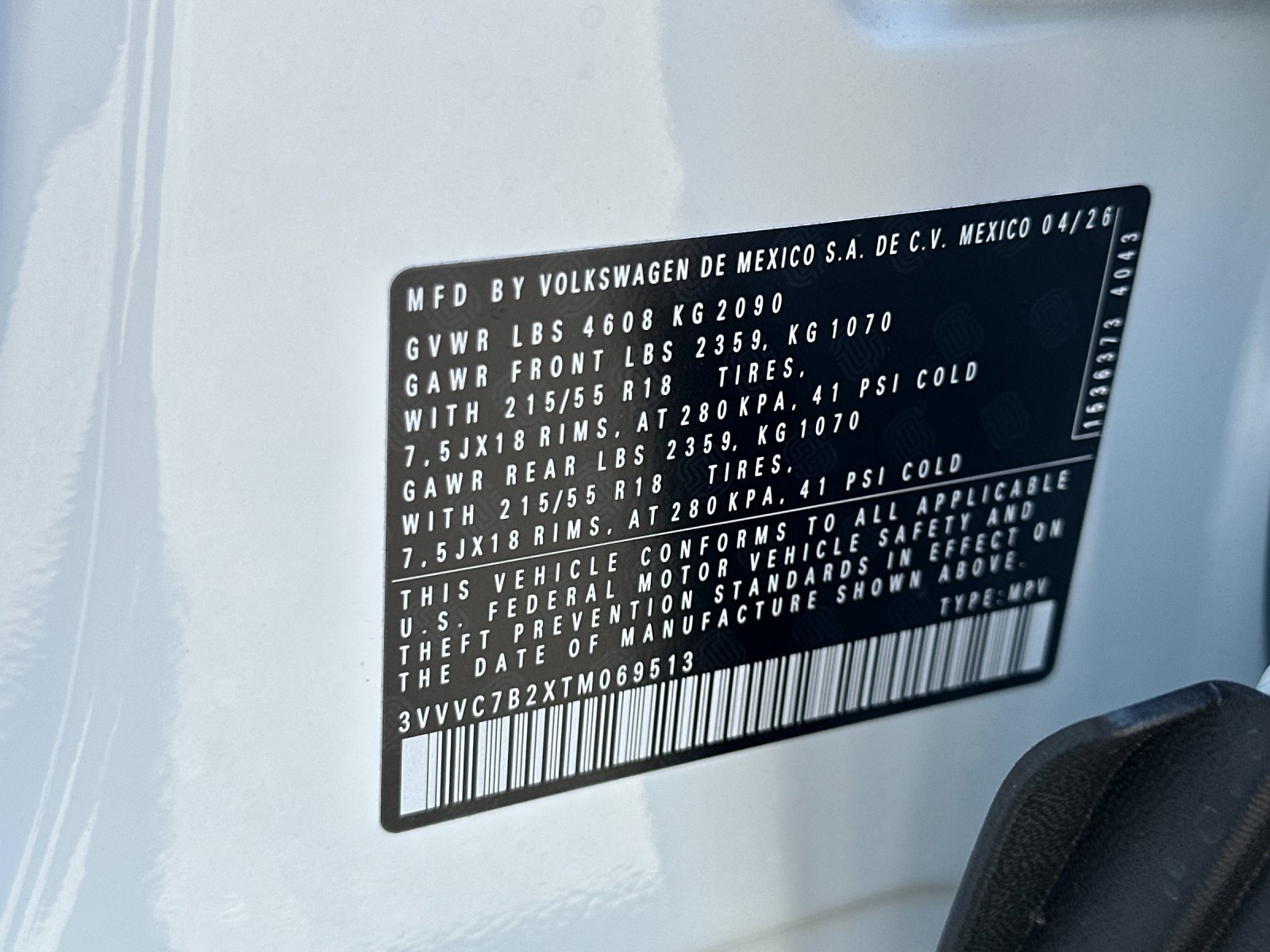 New 2026 Pure White Volkswagen SE image 26