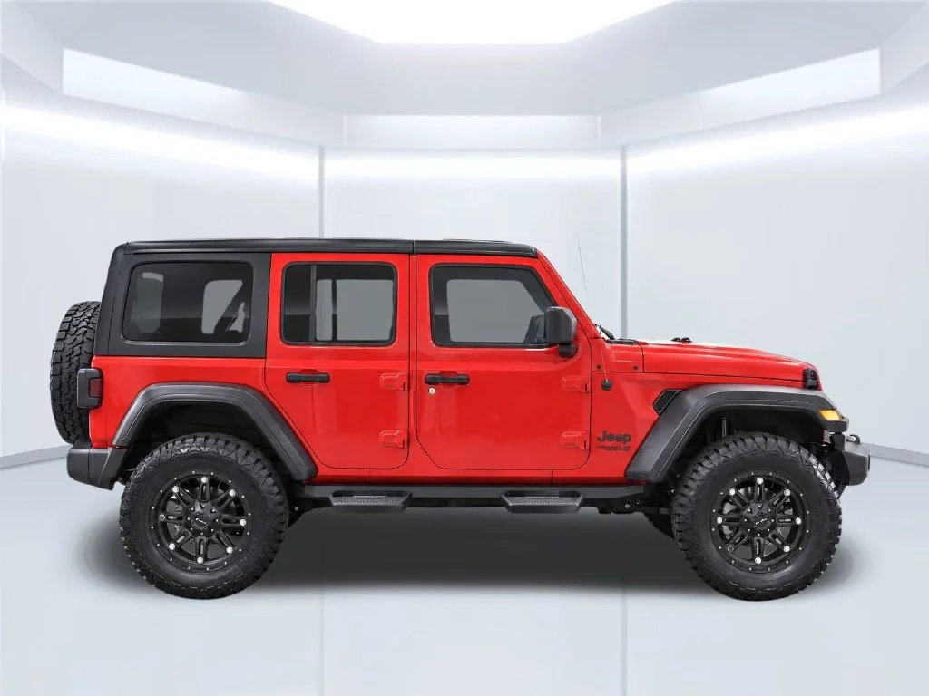 Used 2021 Red Jeep Unlimited Sport S image 9