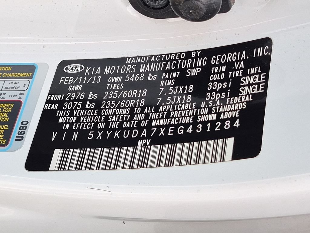 Used 2014 White Kia EX image 33