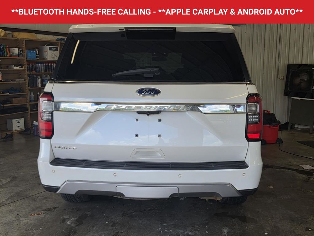 Used 2018 White Platinum Tri-Coat Metallic Ford Limited image 6