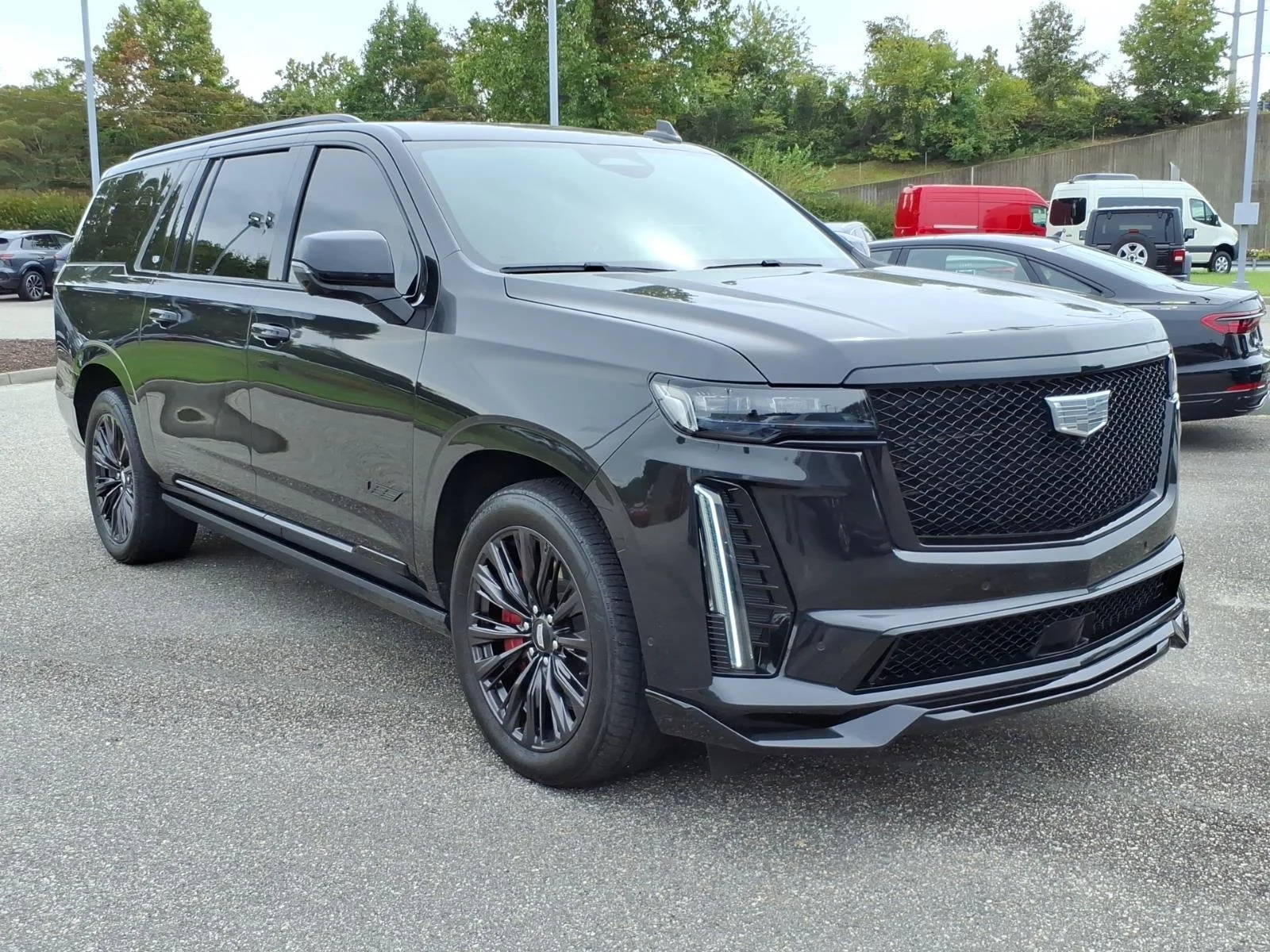 Used 2024 Black Diamond Tricoat Cadillac AWD V-Series image 5