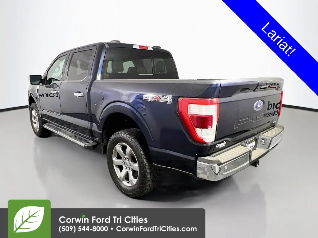 Used 2022 Atlas Blue Metallic Ford Lariat image 11