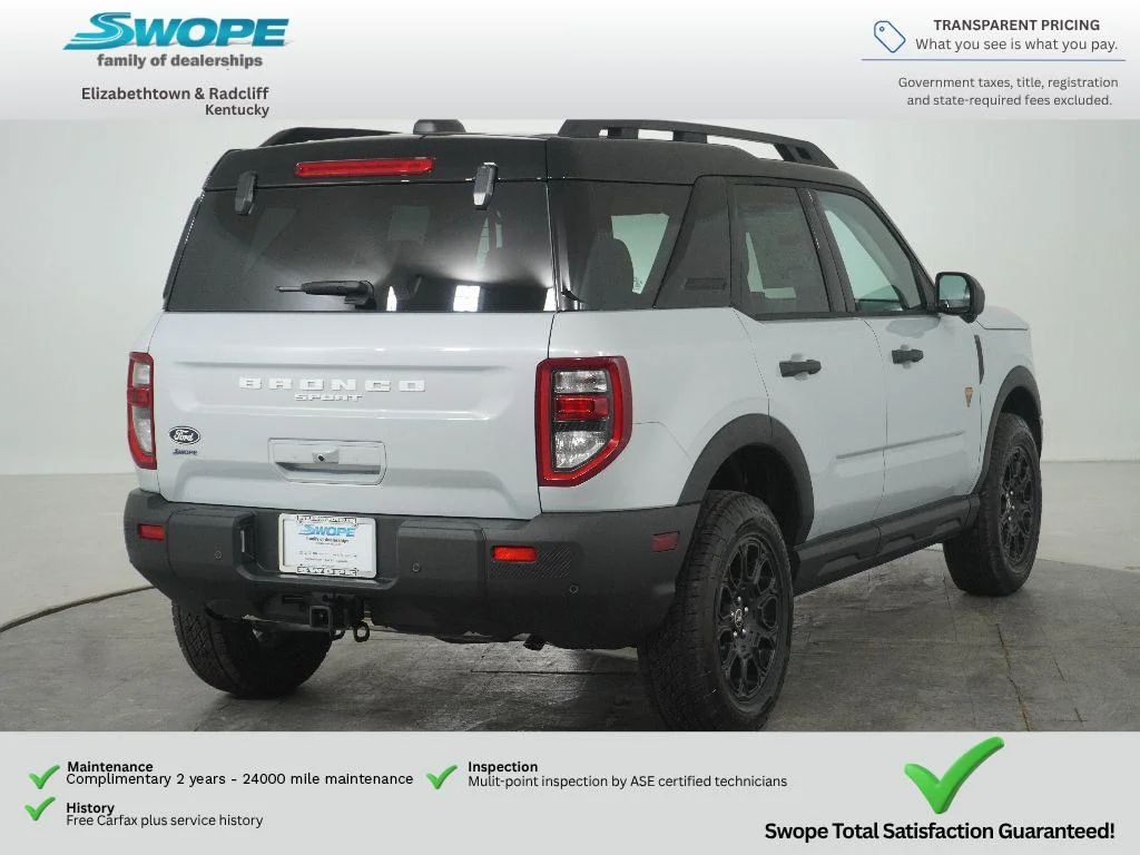 New 2026 Space White Metallic Ford Badlands® image 4