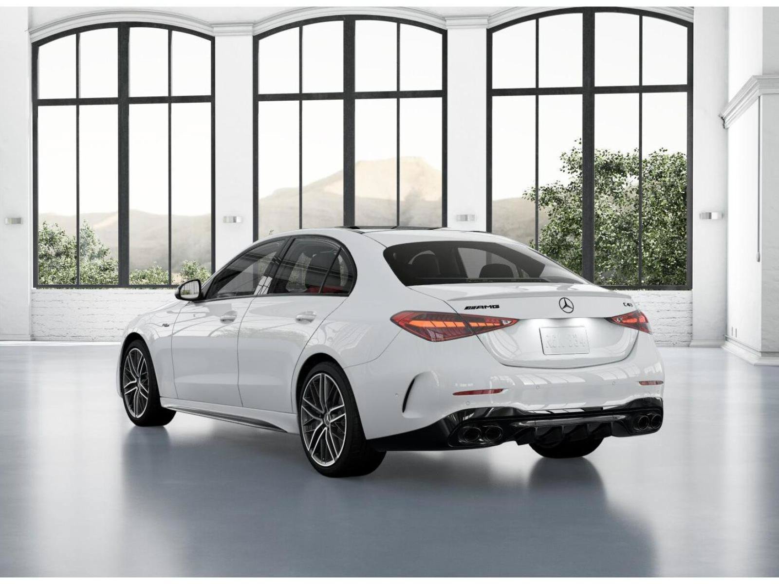 New 2026 Polar White Mercedes-Benz AMG® C 43 4MATIC® Sedan image 42