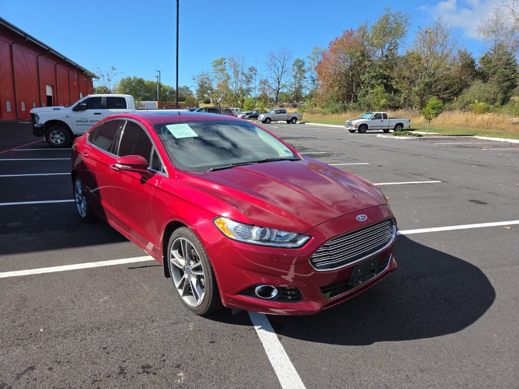 Used 2015 Red Ford Titanium image 1