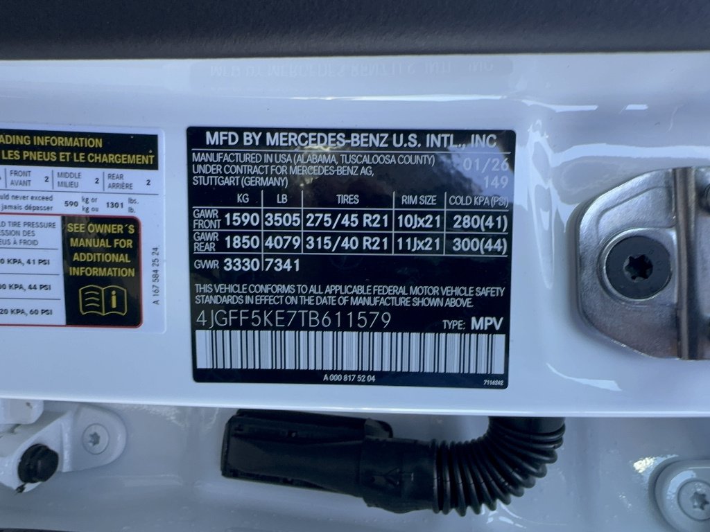 New 2026 Polar White Mercedes-Benz GLS 450 image 16