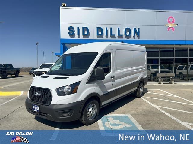 Oxford White 2026 Ford Transit Cargo 250 Medium Roof LB AWD Van All-Wheel Drive