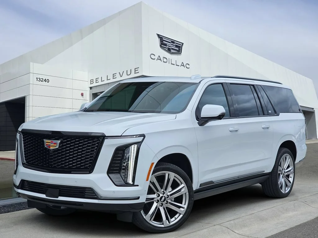 New 2026 Vibrant White Tricoat Cadillac Sport image 1