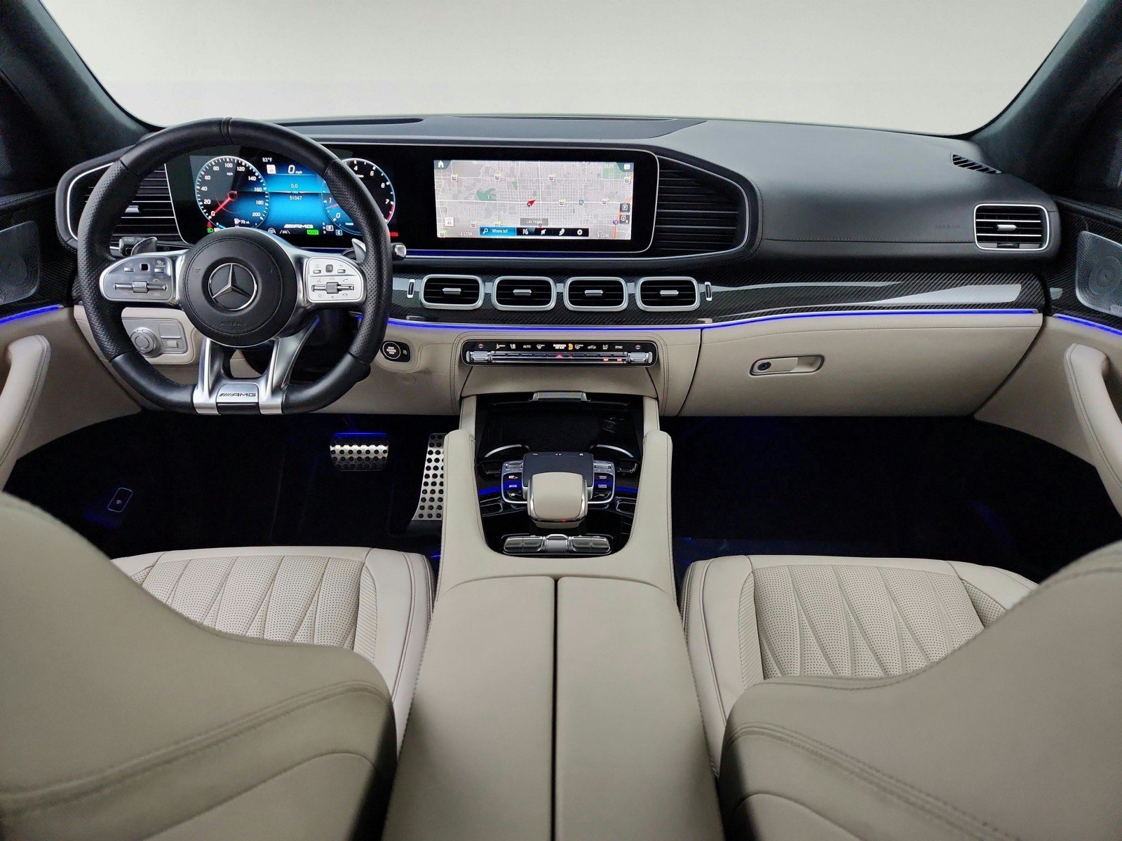 Used 2021 Mojave Silver Metallic Mercedes-Benz AMG® GLS 63 image 24