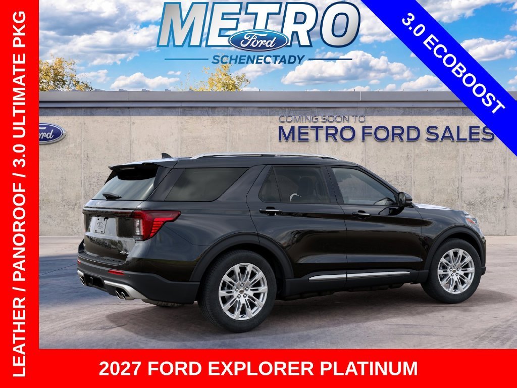 New 2027 Agate Black Metallic Ford Platinum image 6