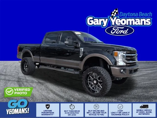 Certified Used 2021 Super Black Ford King Ranch image 1