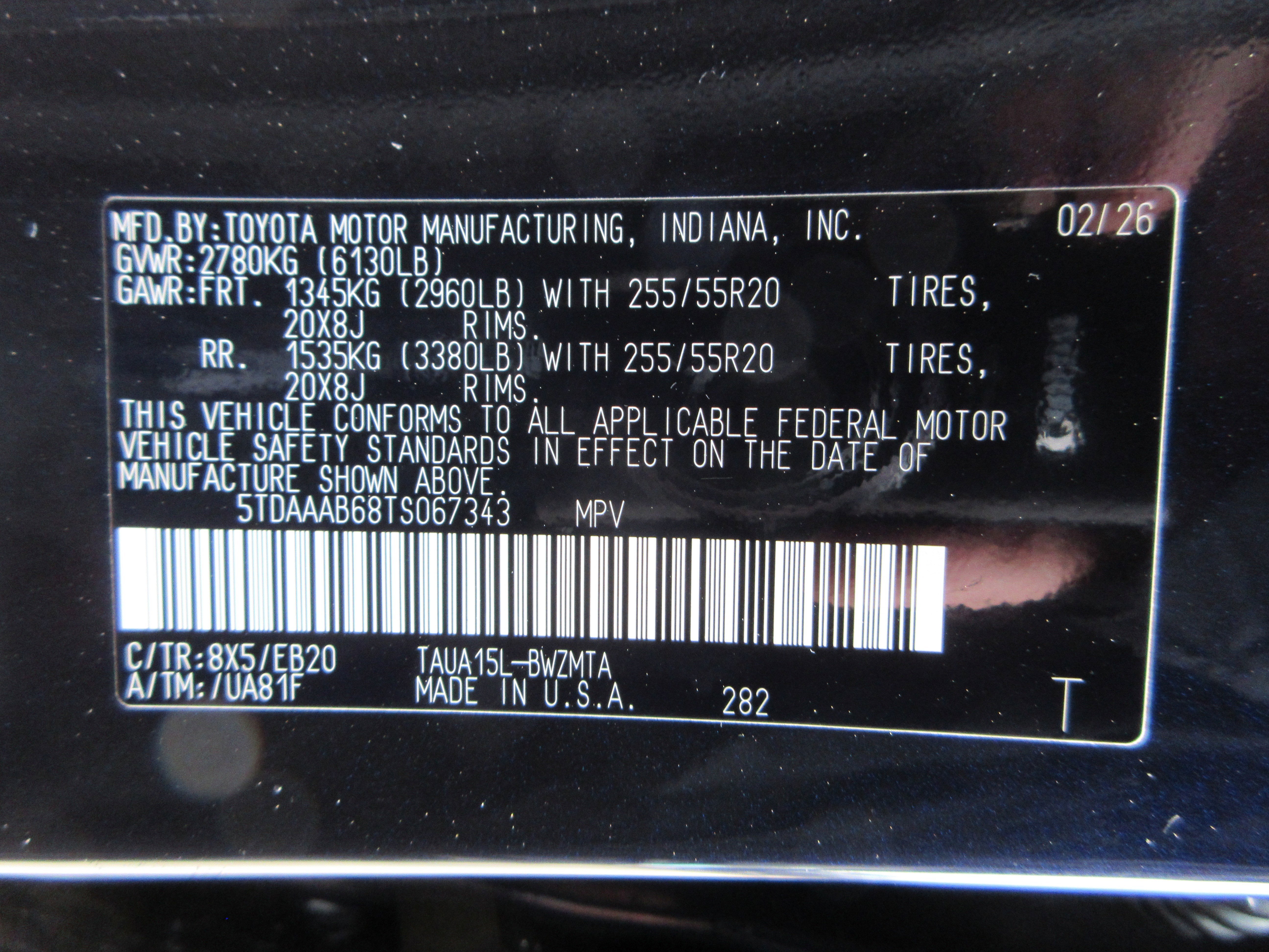 New 2026 Nightfall Mica Lexus PREMIUM AWD image 58