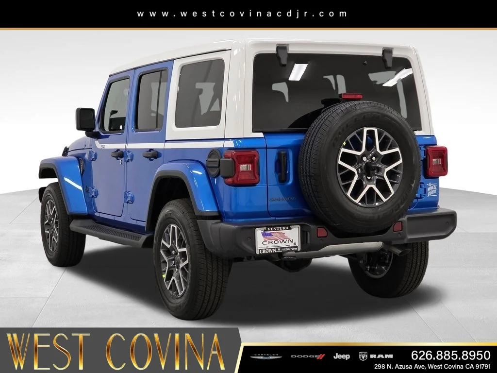 New 2026 Hydro Blue Pearl-Coat Exterior Paint Jeep Sahara image 7