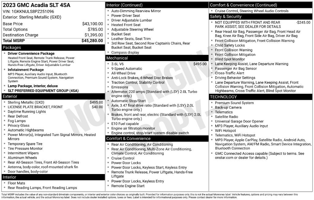 Used 2023 Silver GMC SLT image 23