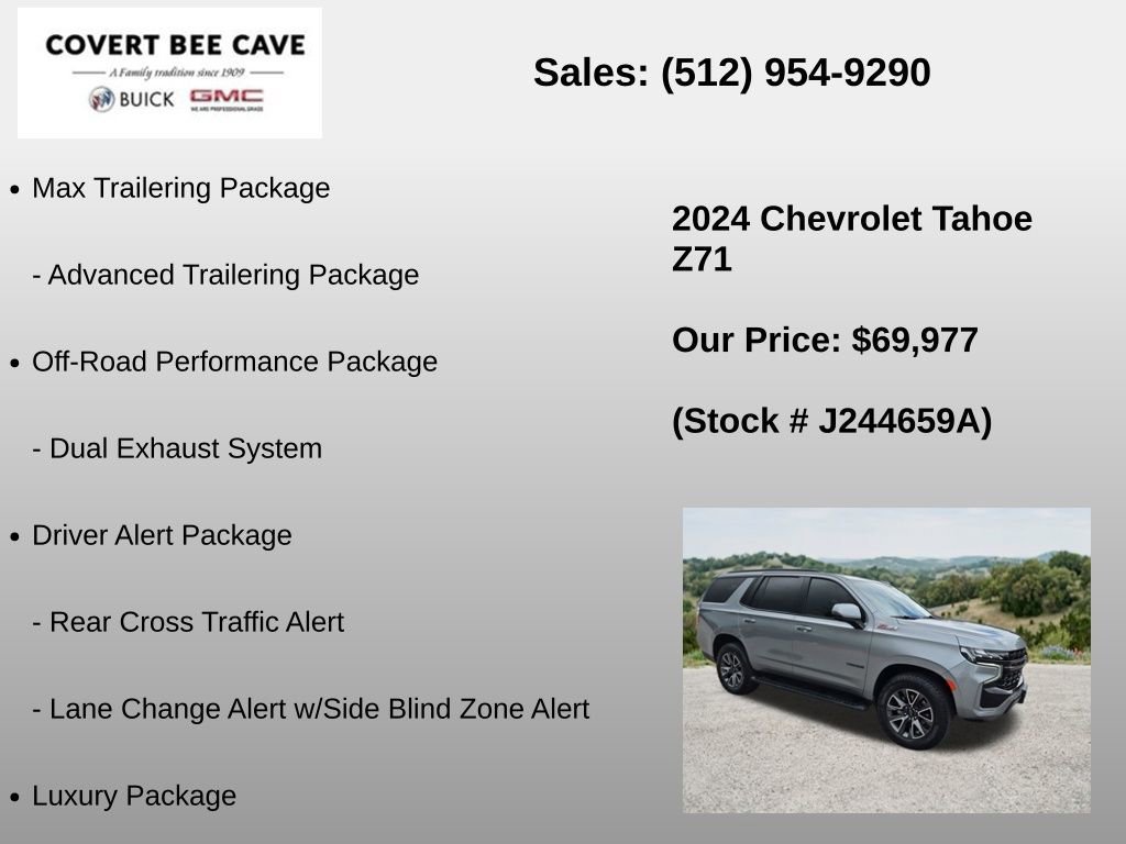Used 2024 Sterling Gray Metallic Chevrolet Z71 image 24