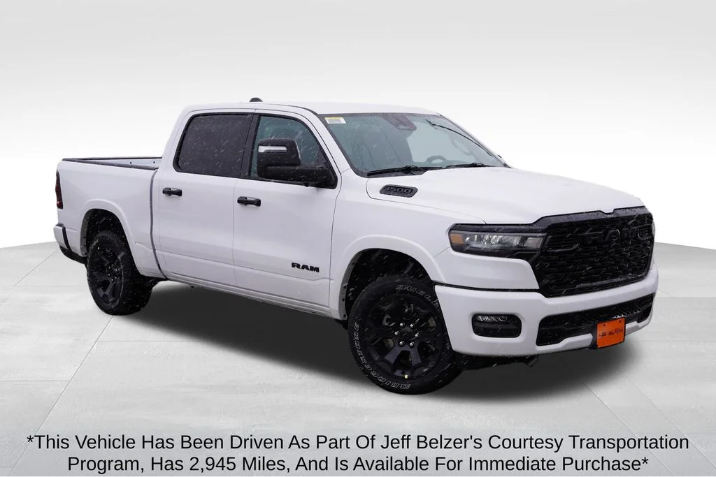 New 2026 Bright White Clear-Coat Exterior Paint RAM Big Horn image 1