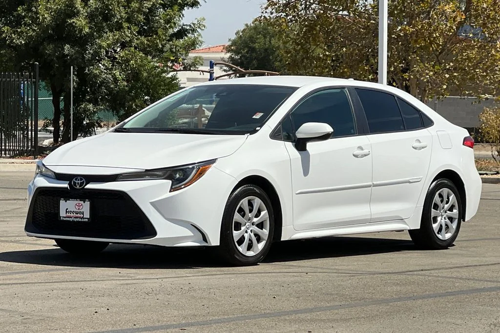 Certified Used 2021 White Toyota LE image 10