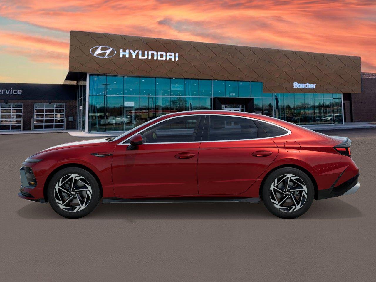 New 2026 Ultimate Red Hyundai SEL Sport image 3