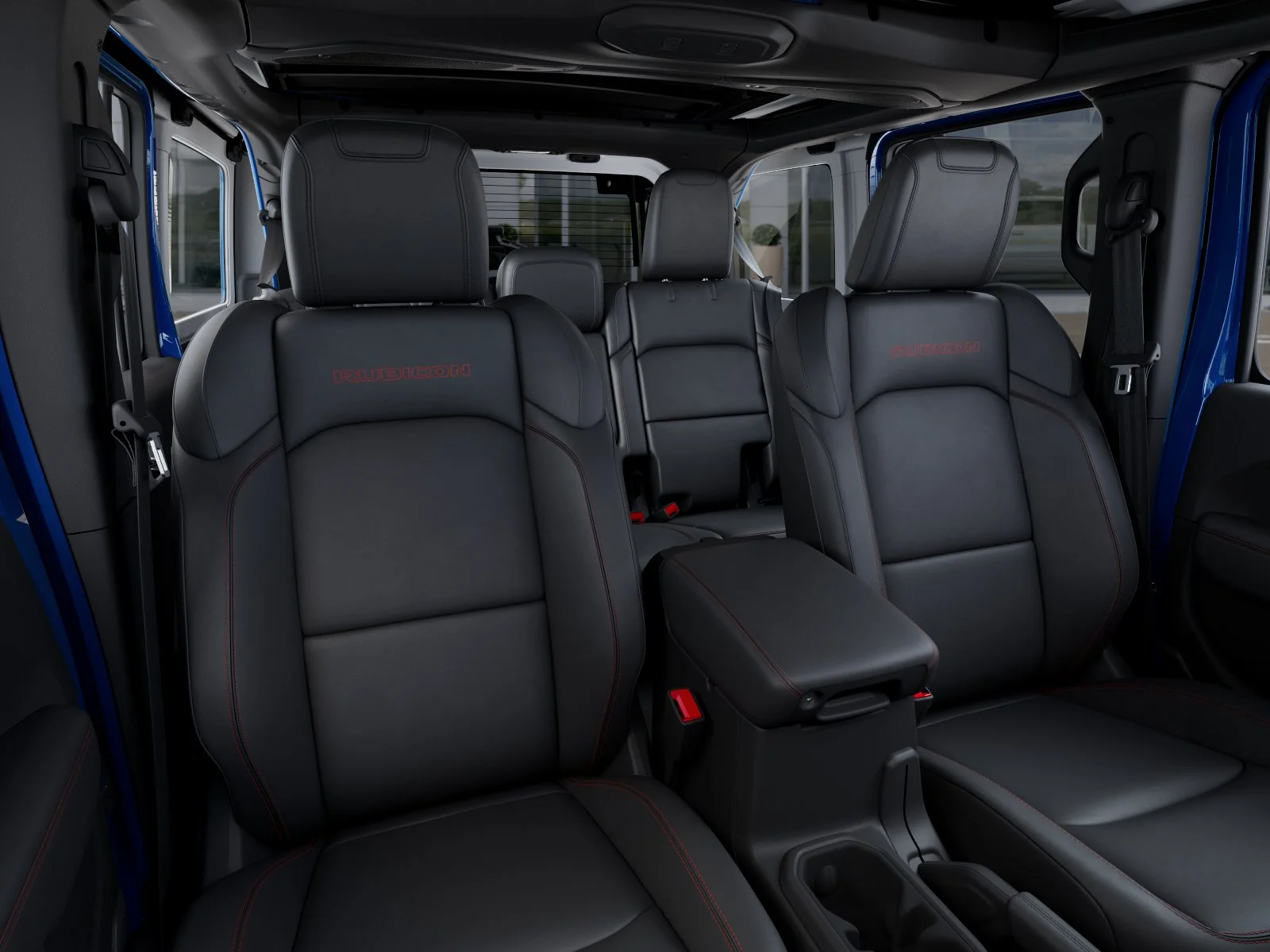 New 2026 Hydro Blue Pearl-Coat Exterior Paint Jeep Rubicon X image 16