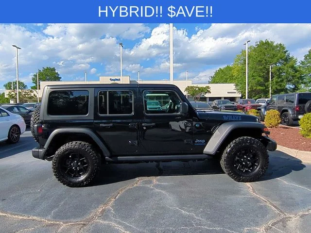 Used 2025 Black Jeep Willys 4xe image 6