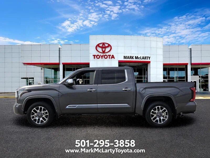 Used 2025 Magnetic Gray Metallic TOYOTA 1794 EDITION HYBRID CREWMAX 5.5