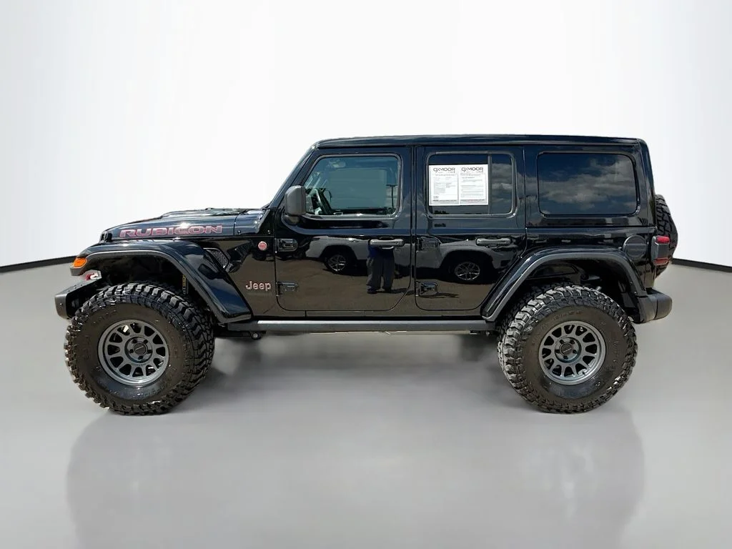 Used 2021 Black Clearcoat Jeep Unlimited Rubicon image 4