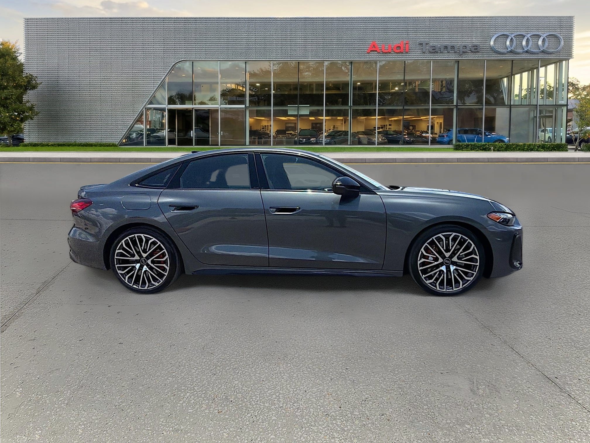 New 2026 Daytona Gray Pearl Effect Audi Premium Plus image 2