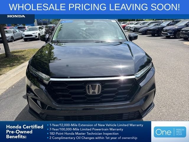 Certified Used 2025 Crystal Black Pearl Honda 1.5T AWD EX image 2