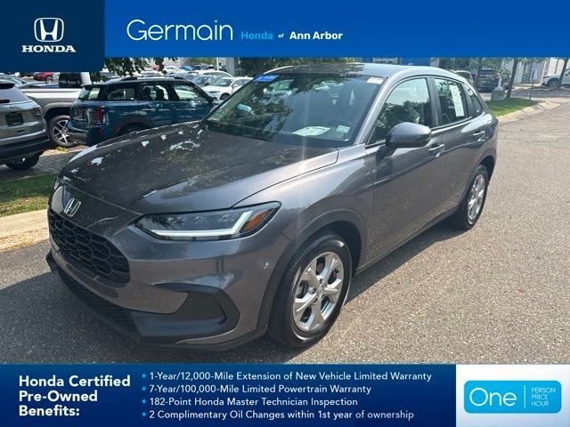 Certified Used 2024 Modern Steel Metallic Honda 5DR AWD LX image 1