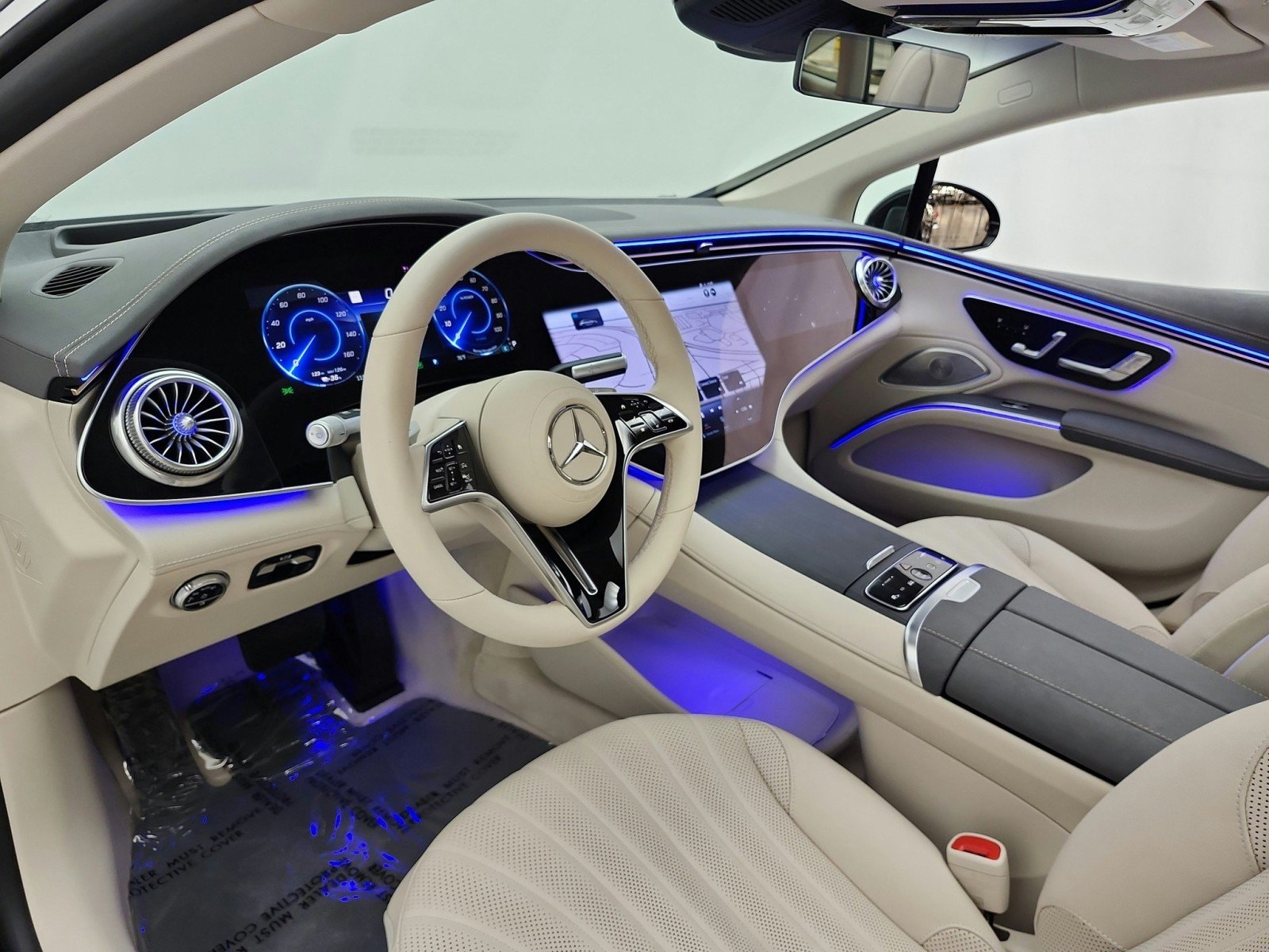 Certified Used 2024 Obsidian Black Metallic Mercedes-Benz EQS 450 4MATIC® Sedan image 12
