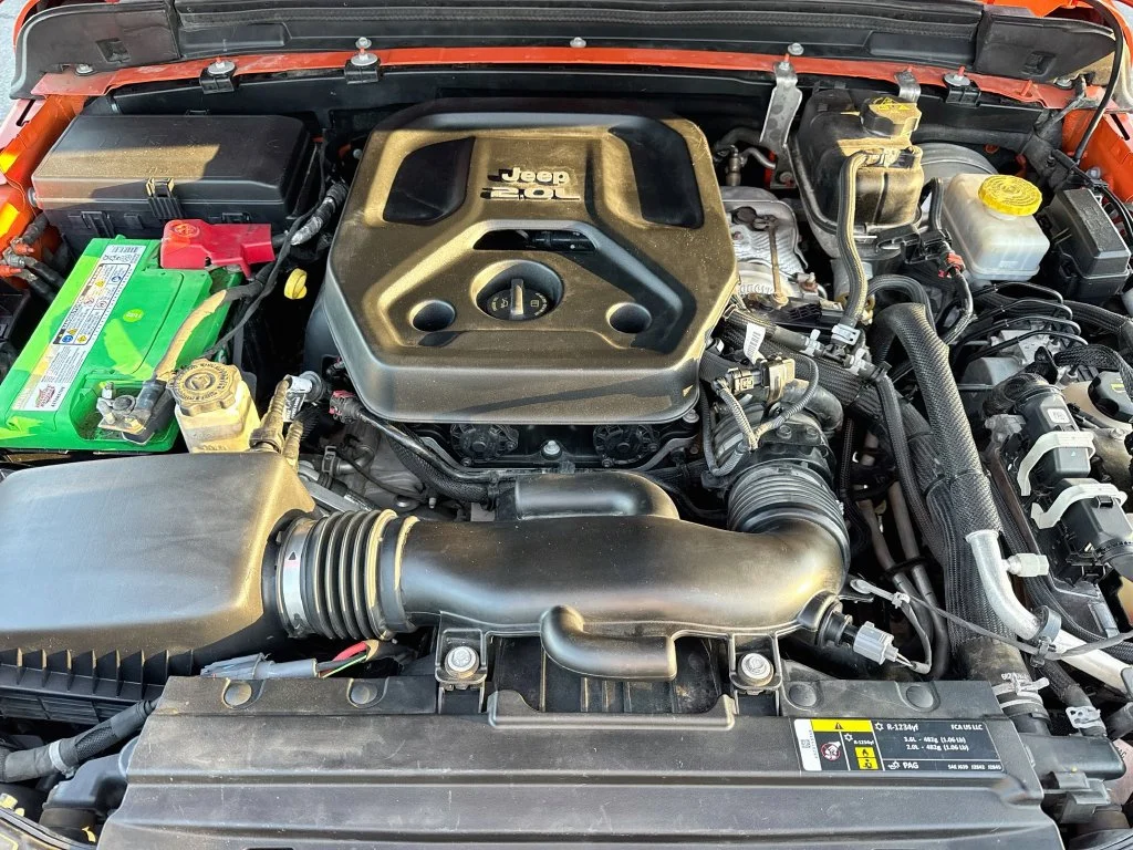 Used 2018 Orange Jeep Unlimited Sport S image 37