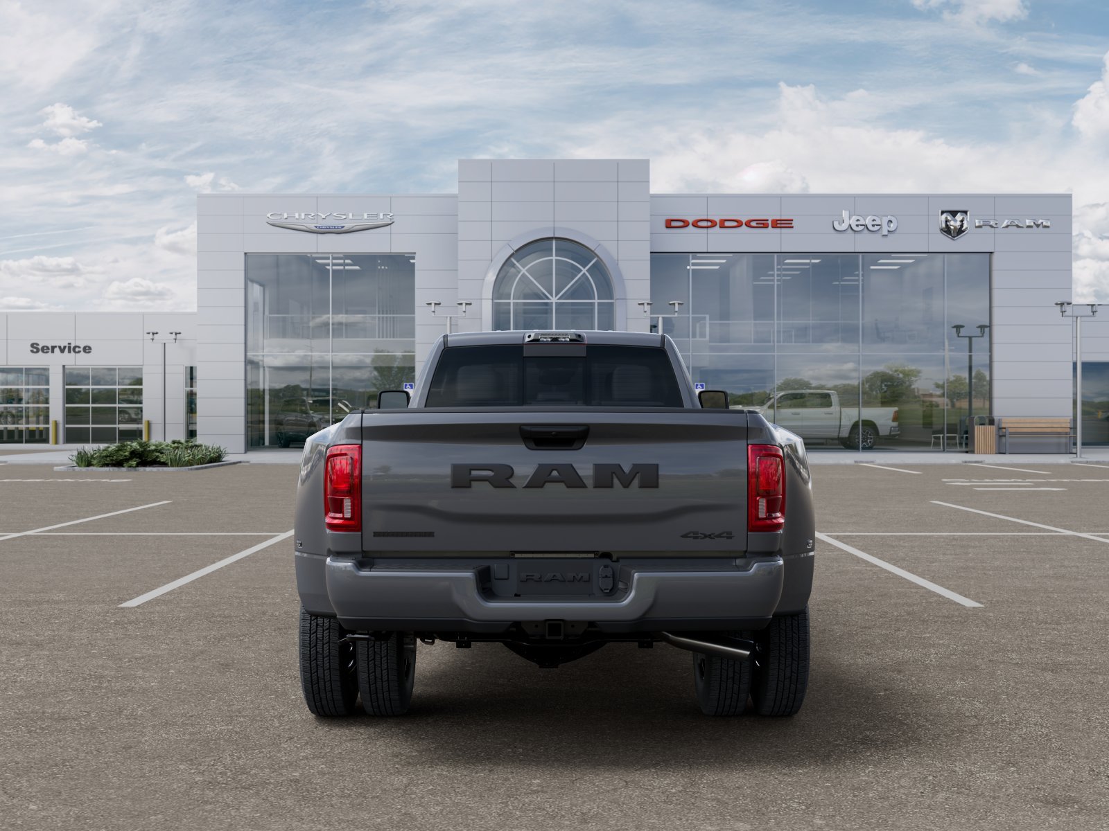 New 2026 Ceramic Gray Clearcoat RAM Big Horn image 13