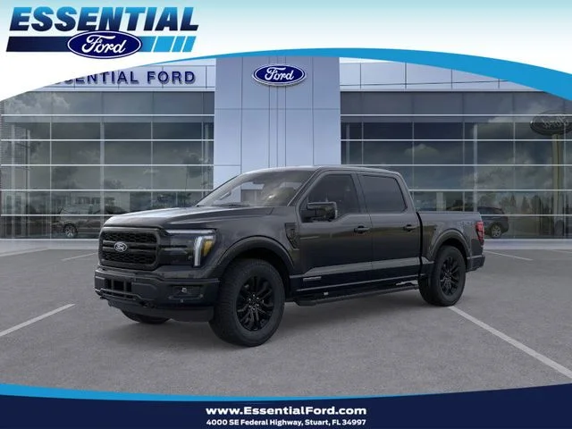 New 2026 Agate Black Metallic Ford Lariat® image 1