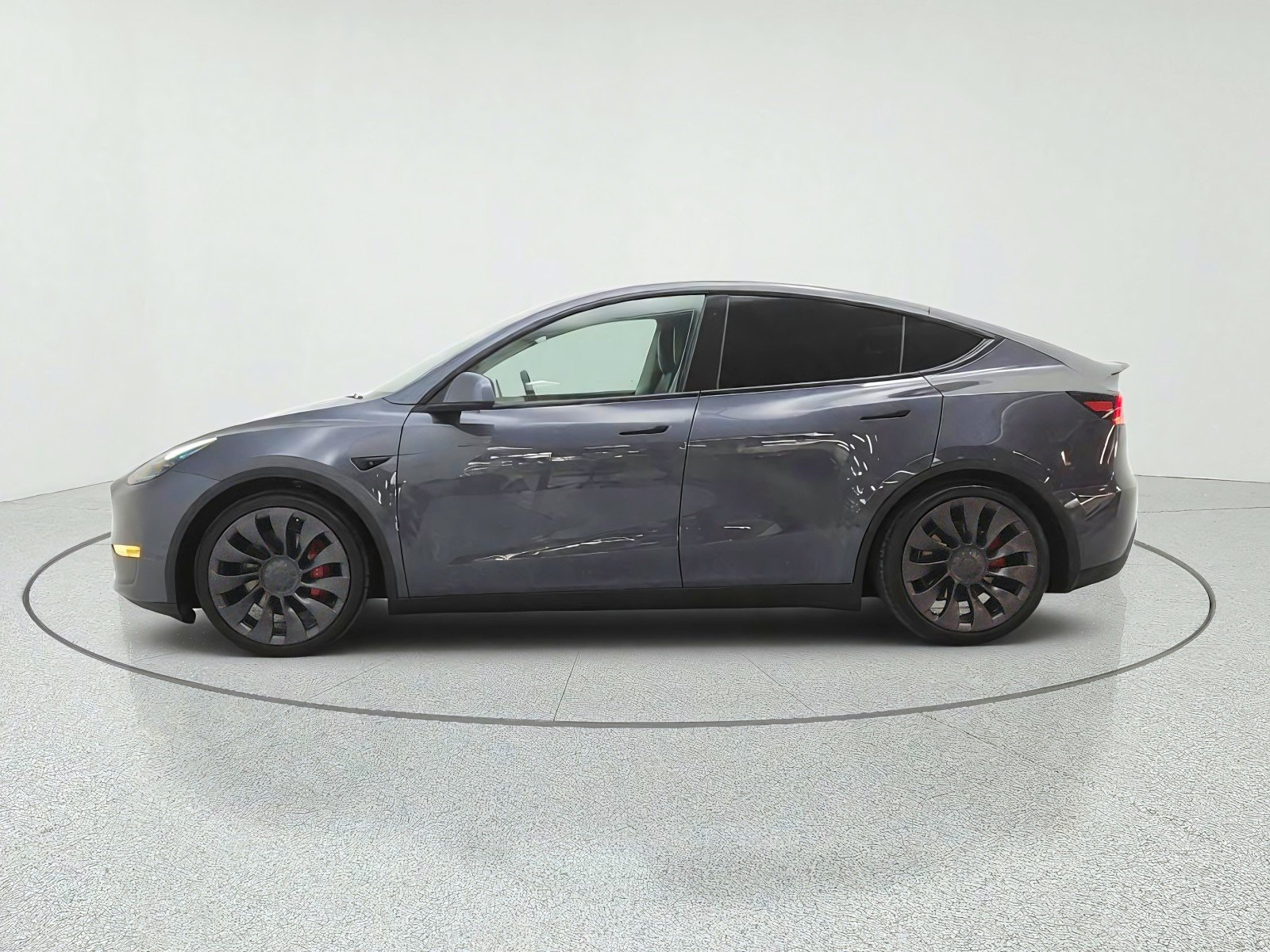 Used 2022 Midnight Silver Metallic Tesla Performance AWD image 8