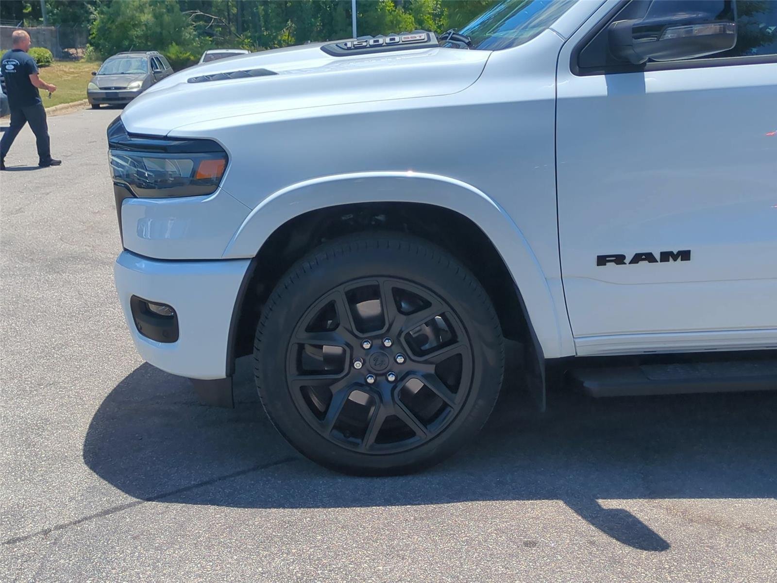 Used 2025 Bright White Clearcoat DODGE LARAM image 10