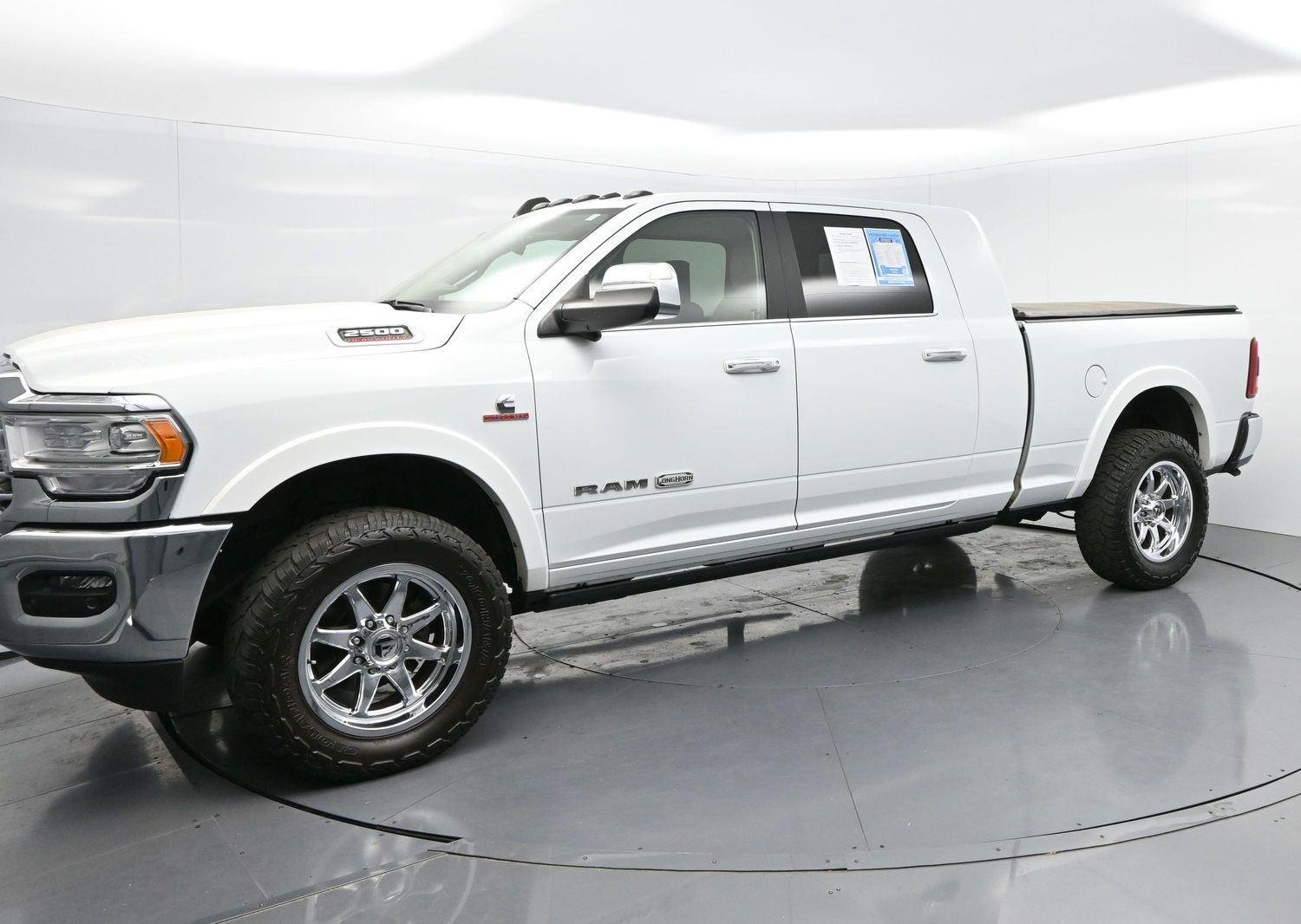 Used 2022 Bright White Clearcoat Ram Longhorn image 3