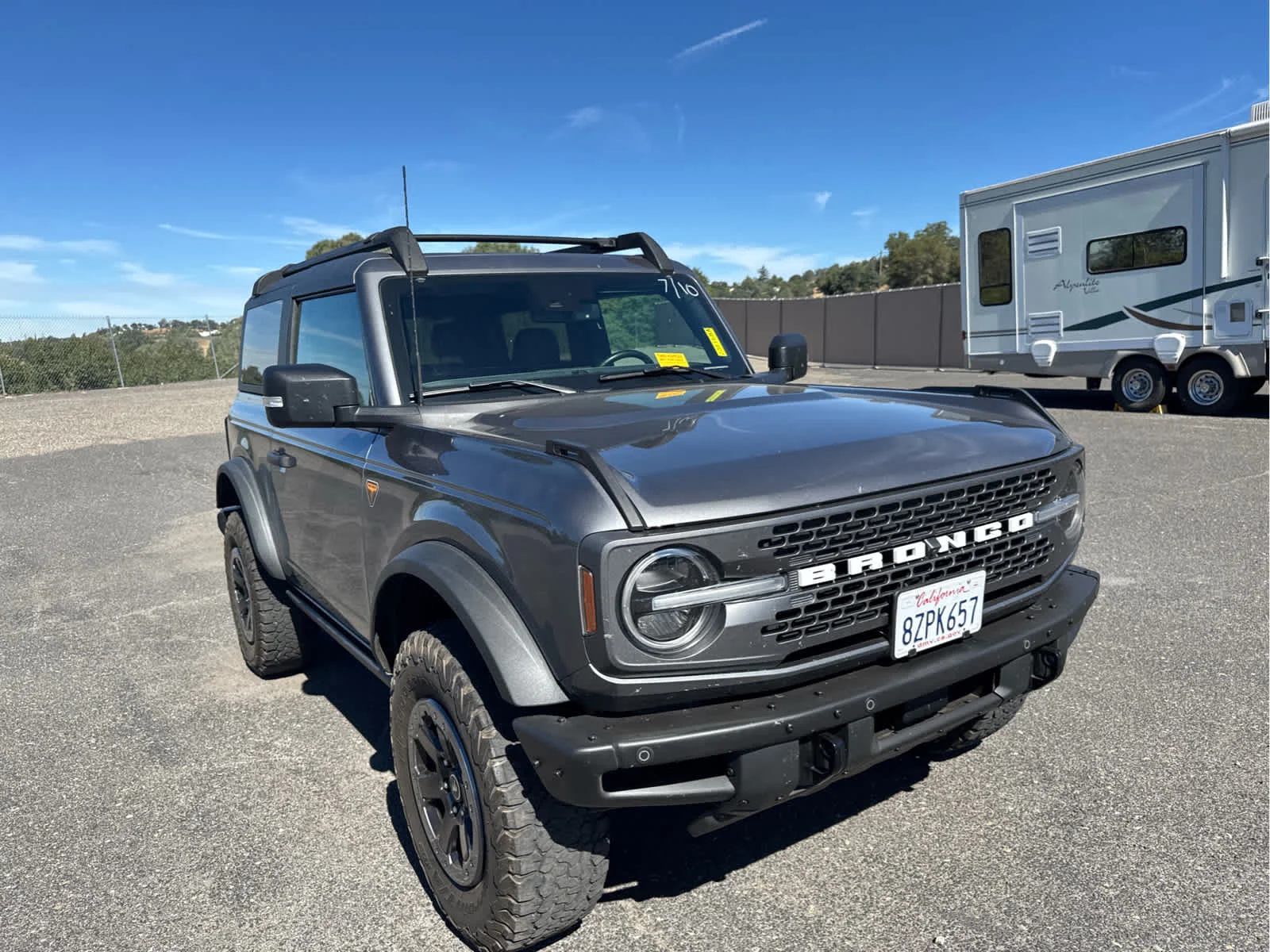 Used 2021 Carbonized Gray Metallic Ford Badlands image 3